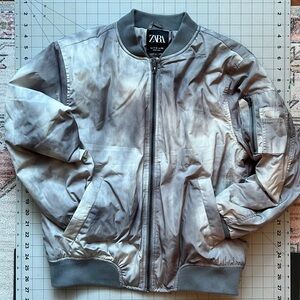 NWOT Zara kids tie-dye bomber jacket sz. 11-12